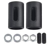 Valixirant Brocas limitadoras negro/plata, anillos personalizables para carpintería, tope de profundidad, tornillo de localización de tornillos avellanados, anillos avellanados, perforación de cabeza