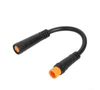 Valixirant Cable de extensión del acelerador de 3 pines macho a hembra para bicicletas, construcción ABS, 129 mm de longitud, conectores impermeables, compatible con sistemas de palanca de cambio de