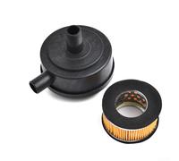 Valixirant Compresor del silenciador del filtro del puerto de admisión con el bote masculino del hilo de 20m m y la amortiguación sana