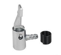 Valixirant Conector de válvula de manguera de bomba de inflado de neumáticos de 6 mm para automóvil, motocicleta, camión y RV - Montaje de portabrocas de conexión rápida con sello de bloqueo (1 o 2