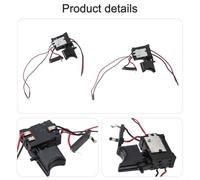 Valixirant Dc 7.2-24v Control Electrónico Pulsador Interruptor Taladros - Construcción 5.5 X 4 X 1 Centímetro Negro (2-Pack)