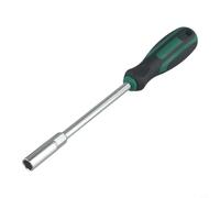 Valixirant Destornillador hexagonal, destornillador extensible de 5 a 14 mm para tuercas M2.5-M6, metal de alta dureza con marcas de tamaño transparente, 150 mm de longitud, verde (10 mm)