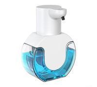 Valixirant Dispensador automático de espuma montado en la pared, bomba de jabón de manos recargable sin contacto con sensor sin contacto, arandela ABS de 420 ml para cocina, baño, hotel y baño público