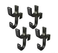 Valixirant Ganchos para paraguas de coche, 4 unidades, para la mayoría de los modelos de vehículos, no requiere taladrar, estables y silenciosos, manteniendo los paraguas almacenados de forma segura