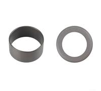 Valixirant Juego de cilindro y anillo de pistón de compresor de aire silencioso sin aceite, material de goma negra, kit de 2 piezas para compresores de aire de 550 W a 1500 W (para 1600 W)