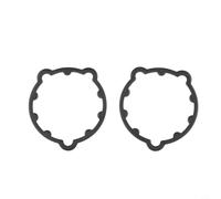 Valixirant Juego de juntas de manivela directa de 2 mm - Compatible con bielas Nx Sx de 3 pernos Cnc 6061 aleación de aluminio negro (paquete de 2)