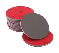 Valixirant Kit de 12 almohadillas de lijado para bolas de bolos, limpiador de espuma de esponja de grano 500-3000, rejuvenecimiento y pulido, accesorios de 5 pulgadas, rojo y gris (12 piezas 2000)