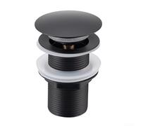 Valixirant Matt Waste Modern Bathroom Steel Freestanding Components Brass Construction Overflow Sink Without Have Black Basin Running Drainage Fixture