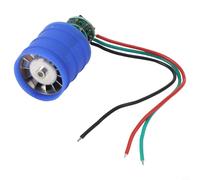 Valixirant Motor de 12 V CC, ventilador de alta potencia de 110000 rpm, diseño de soplador turbo, aleación de zinc y construcción de cobre, para equipos de automatización (12 V 9 W + placa)