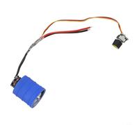 Valixirant Motor de 12 V CC, ventilador de alta potencia de 110000 rpm, diseño de soplador turbo, aleación de zinc y construcción de cobre, para equipos de automatización (12 V 11 W + placa)