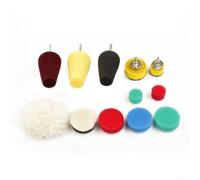 Valixirant Paquete de 13 almohadillas de pulido para taladro de 0.5-1 pulgadas, esponjas de pulido de madera para limpieza y brillo