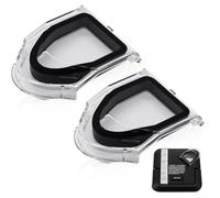 Valixirant Paquete de 2 jarras cuadradas de 72 onzas, tapa de repuesto BL610 BN751 BN801 BN750, modelos Black Top Smoothies Sopas Salsas