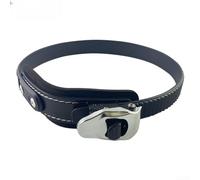 Valixirant Patines de ruedas con hebilla extendida y gruesa, patines de hielo y zapatos de patinaje, ajustables, cierre de nailon, 30 cm de longitud, color negro