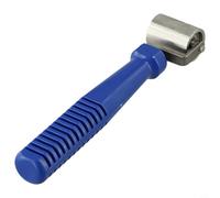 Valixirant Película de vinilo de acero automotriz Aislamiento acústico Hogar Costura cómoda - Decoración Dispositivo alisador de presión 33mm Mango antideslizante Rodillo Tener (Azul)