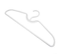 Valixirant Perchas de ropa de cuello corto - Organizadores antideslizantes que ahorran espacio, camisas, blusas, vestidos, 41,5 x 15,5 cm, color blanco, paquete de 10 (10 unidades)