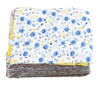 Valixirant Sábanas de tela de algodón para manualidades, 100 unidades, 10 x 10 cm, patchwork, proyectos de costura, ropa, trajes de muñeca, fundas