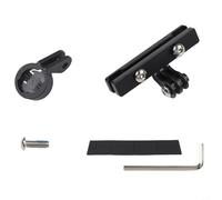 Valixirant Soporte de aleación de aluminio para sillín de bicicleta Magicshine RN120, adaptador de sillín para rieles de 7 x 7 mm a 7 x 10 mm, soporte de luz de ciclismo negro