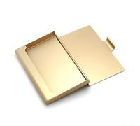 Valixirant Tarjetero profesional de aleación de aluminio - Delgado 93 × 62 × 10 mm Crédito & Banco Tarjetero, Capacidad para 22 tarjetas, tamaño cartera compacta, Negro/Plata/Oro/Azul/Rosa Rojo