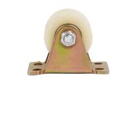 Valixirant V-Groove - Rueda de rodillo de nailon para puerta corredera de 30 mm con rodamiento de bolas y base de acero galvanizado, manejo de materiales y puertas de gabinete (V-30 mm)