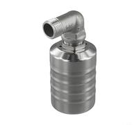 Valixirant Válvula de bola flotante de acero 304, tanques y torres de válvula de cierre de control de nivel automático de 1/2 pulgada (DN15), 0.8 MPa, 0-100°C