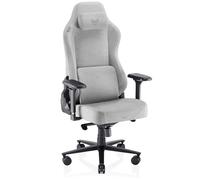 VALK Freya Elite - Silla Gaming Ergonómica de Tela Transpirable, Cojines Viscolátex de Nueva Generación, Reclinable 160º, Reposabrazos 4D, Diseñada en España, Silla Gamer y Oficina (Gris Niebla)