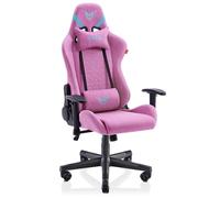 VALK Nyx - Silla Gaming de Tela Transpirable, Silla Gamer Tela, Reclinable 160º, Reposabrazos 2D, Ergonómica, Silla Escritorio, Silla Oficina (Rosa Topacio) (VSI-NYX-TL-PK)