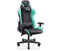 VALK Nyx - Silla Gaming Silla Gamer Ergonomica Ajustable, Polipiel, Reclinable 160º, Reposabrazos 2D, Piston Clase 4, Silla Escritorio Silla Oficina, Creada en España Garantía 3 años (Aqua Menthe)