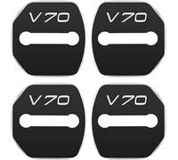 VALKEM 4 Piezas Coche Cubierta Cerradura Puerta para Volvo V70, Cubierta de Cerradura de Puerta, Cerraduras del Interior Coche Funda Protectora Accesorios,B
