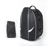 VALKEM Bolsa Moto Trasera para Aprilia Srmax Srmax300 Srmax125 Srmax250 SR MAX, Bolsa Asiento Impermeable Universales, Equipaje Moto Portátil Resistente para Viaje Touring Casco, B White