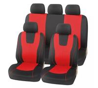 VALKEM Fundas Asientos Coche para Chevrolet Cobalt 2005-2010 Cruze 2011-2019, Fundas Coche Universales Antideslizantes e Impermeables, Delantero y Trasero Accesorios Interior,C Red