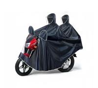 VALKEM Poncho Lluvia para Honda Cross Cub 110 - Chubasquero Capucha, Capa Lluvia Duradera Motocicleta a Horcajadas, Talla Grande Individual Doble,B Double