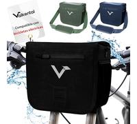 Valkental® x KLICKfix® - Bolsa de Manillar Impermeable | Volumen de 7L | Bolsa de Bicicleta Resistente con Cierre magnético | Incl. Compartimento para móvil | Compatible con KLICKfix