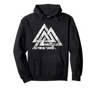 Valknut símbolo Vikingo mitología nórdica Celta odín Sudadera con Capucha