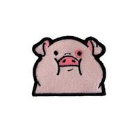 VALKYNEA 100% Parche Bordado Inspirado en Anime Fan Art/Gravity Falls Pato/Aplique (Hook & Loop)