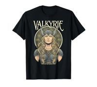 Valkyrie Mujer Vikinga Fuerte Mujer Nórdica Guerrera Mitología Camiseta