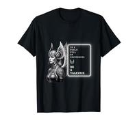 Valkyrie Valkyrie - Diseño vikingo nórdico con texto en alemán Camiseta