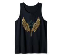 Valkyrie Wings Vegvisir Mitología nórdica Tribal Valkyrie Camiseta sin Mangas