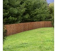 Valla de bambú natural para privacidad al aire libre, 60-140 cm de altura, ecológica, con 100 lazos, cañas de bambú para decoración y protección del patio trasero