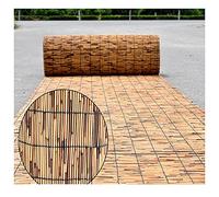Valla de bambú para exteriores, para patio, jardín, balcón, 90-140 cm de altura, elegante y duradera, perfecta para relajación y protección