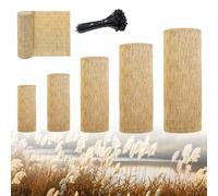 Valla De Bambú Rollo De Caña Bambu Para Valla Privacidad Malla Sombreo Cerramiento Terraza Exterior Cercado Cañizo Jardin Ocultacion 50 60 70 75 80 90 110 120 150 180cm Alto(Natural White,90x100cm)