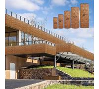 Valla de caña natural para exteriores, para balcón, terraza y patio, jardín, 1,75 x 2 m, 1,7 x 2,0 m, solución decorativa para exteriores