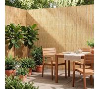 Valla de Cañizo Natural Tejido a Mano Rollo de Privacidad para Jardín Malla de Ocultación Exterior Cerramiento Decorativo para Balcón Patio Fácil Instalación Sombra Protectora(Natural,120x470cm)
