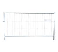 Valla de construcción, galvanizada por procedimiento Sendzimir Schake, módulo de pared