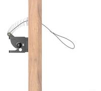 Valla de gravedad con puerta de carbono autooscilante que tiene un cable flexible, pestillo de acero resistente con resorte para patio o hacia adentro para exterior o bloqueo para madera