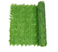 Valla de hiedra artificial, enrejado expandible de 0,5 m x 2 m con hojas de hiedra sintética, seto de privacidad resistente a la decoloración UV para jardín, balcón y decoración al aire libre, panel