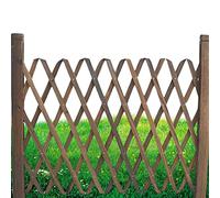 Valla de jardín expandible - Pantalla para plantas con barandilla retráctil | Panel de valla de madera para telón de fondo, jardín, patio, decoración del hogar, patio al aire libre