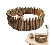 Valla de Madera para Hámster, Suministros De Decoración Para Jaulas De Jerbos De Madera, Puente Pequeño Para Chinchilla, Destinado a Dueños de Mascotas Refugios Tiendas Sala de Estar Dormitorio Estudi