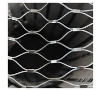 Valla de malla de acero inoxidable para ciervos de 6 cm/1,5 mm, red de seguridad para tamaño personalizable (1,5 x 14 m), protección resistente a la corrosión para exteriores