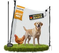 Valla de mimbre con apertura con una sola mano - Puerta móvil para camping, jardín y pasto - Puerta de pasto con montaje y desmontaje rápido, sin electricidad