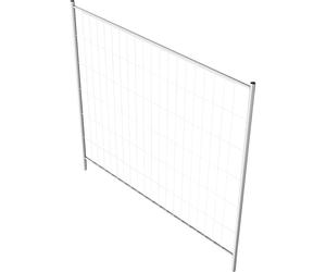 Valla de obra, galvanizada al fuego Schake, anchura 2200 mm, altura 2000 mm